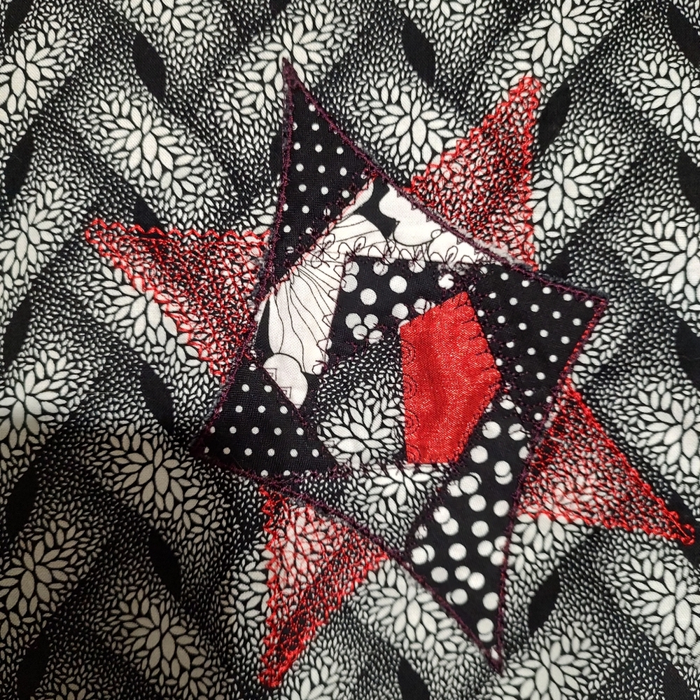 Multi Media Patchwork Jacket - image 8